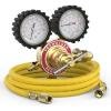 image:imageYESWELDER Nitrogen Regulator with Hose 0800 PSI and 04000PSI Output Pressure CGA580 Inlet Connection and 14 male flare fitting0800 PSI