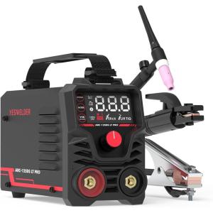 image:imageYESWELDER 205Amp Stick Welder Large LED Display Digital Inverter IGBT ARC Welding Machine 110V220V Dual Voltage Hot Start Portable MMA Welder Machine Arc ForceARC125DS with LIFT TIG Torch
