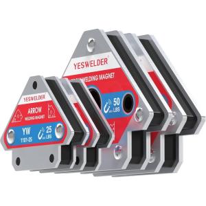 image:imageYESWELDER 50 LB Welding Magnet4 Pieces of Magnetic Welding Holder 50 LBS Holding Power Welding Accessories25lb50lb