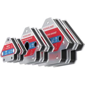 image:imageYESWELDER 50 LB Welding Magnet4 Pieces of Magnetic Welding Holder 50 LBS Holding Power Welding Accessories25lb50lb75lb