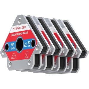 image:imageYESWELDER 50 LB Welding Magnet4 Pieces of Magnetic Welding Holder 50 LBS Holding Power Welding Accessories50lb