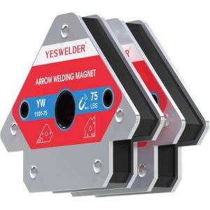 image:imageYESWELDER 50 LB Welding Magnet4 Pieces of Magnetic Welding Holder 50 LBS Holding Power Welding Accessories75lb