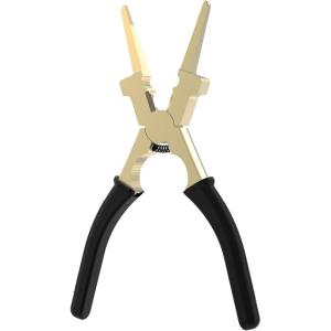 image:imageYESWELDER 8 MIG Welding Pliers AntiRust and Durable HighCarbon Steel AllInOne Multifunctional MIG Pliers for Professional WeldingBlackGolden