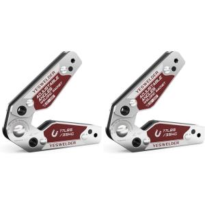 image:imageYESWELDER Adjustable Angle Welding Magnet 20200 Magnetic Welding Holder of 48LBs Holding Power Welding AccessoryMedium77LB Pack of 2