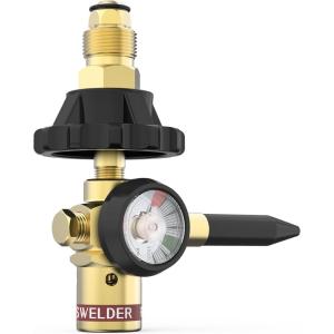 image:imageYESWELDER Balloon Inflator Regulator 03000 PSI Helium Latex Balloon Filler Gauge for CGA580 Tank Valve