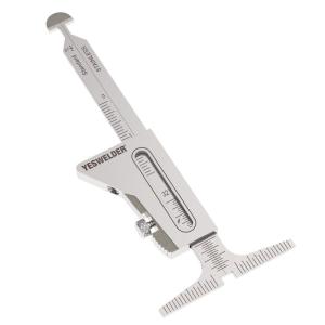image:imageYESWELDER HILO Stainless Steel Welding Gauge InchampMetric for Measurement of Pipe After FitupAlignment FitUp Gap 32mm 37 12