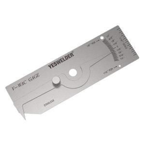 image:imageYESWELDER VWAC Single Weld Gage Inch Inspection Gauge