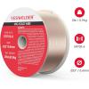 image:imageYESWELDER ER70S6 MIG Wire Solid Carbon Steel 035Inch Diameter 2Pound High Feedability Strong ABS Plastic Spool Welding Wire2 LB