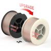 image:imageYESWELDER ER70S6 MIG Wire Solid Carbon Steel 035Inch Diameter 2Pound High Feedability Strong ABS Plastic Spool Welding Wire2 LB