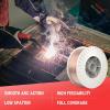 image:imageYESWELDER ER70S6 MIG Wire Solid Carbon Steel 035Inch Diameter 2Pound High Feedability Strong ABS Plastic Spool Welding Wire33 LB
