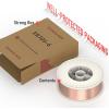 image:imageYESWELDER ER70S6 MIG Wire Solid Carbon Steel 035Inch Diameter 2Pound High Feedability Strong ABS Plastic Spool Welding Wire44 LB