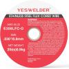 image:imageYESWELDER Stainless Steel MIG Solid Wire ER308L 030Diameter 2Pound Strong ABS Plastic Spool Welding WireE308LFCO Stainless Steel Flux Cored Wire