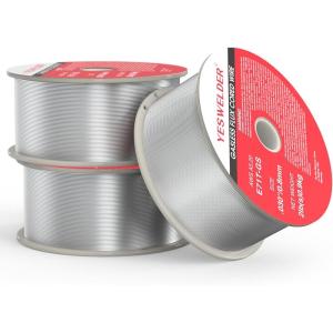 image:imageYESWELDER Flux Core Gasless MIG Wire E71TGS Mild Carbon Steel 030Inch Diameter 2Pound Strong ABS Plastic Spool Welding Wire 5 PacksE71TGS