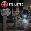 image:imageYESWELDER 50ft 250 Volt Welder Extension Cord 10 AWG Power Extension for Welding Machines NEMA 650P to 650R20ft