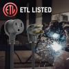 image:imageYESWELDER 50ft 250 Volt Welder Extension Cord 10 AWG Power Extension for Welding Machines NEMA 650P to 650R40ft