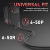 image:imageYESWELDER 50ft 250 Volt Welder Extension Cord 10 AWG Power Extension for Welding Machines NEMA 650P to 650R50ft
