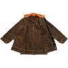 image:imageYESWELDER Leather Welding Jacket for Men Women Heavy Duty welder jacket Heat Flame Resistant Welding CoatBrown
