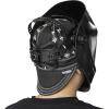 image:imageYESWELDER Reversible 8Panel Welding Cap 8 oz Flame Retardant Fabric amp 100 Cotton Lining for Comfort and Protection Suitable for Professional Welders or DIY Enthusiasts Black 8Yesblack  White