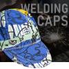image:imageYESWELDER Reversible 8Panel Welding Cap 8 oz Flame Retardant Fabric amp 100 Cotton Lining for Comfort and Protection Suitable for Professional Welders or DIY Enthusiasts Black 8Monster Blue  Green  Yellow