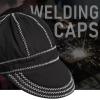image:imageYESWELDER Reversible 8Panel Welding Cap 8 oz Flame Retardant Fabric amp 100 Cotton Lining for Comfort and Protection Suitable for Professional Welders or DIY Enthusiasts Black 8Black