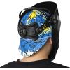 image:imageYESWELDER Reversible 8Panel Welding Cap 8 oz Flame Retardant Fabric amp 100 Cotton Lining for Comfort and Protection Suitable for Professional Welders or DIY Enthusiasts Black 8Monster Blue  Green  Yellow