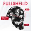 image:imageYESWELDER Reversible Welding Cap Skull Style 260g Fireproof Martin Outer Fabric amp 100 Cotton Lining HeatResistant Protective Welders Cap Multipl for Man or Woman BlackWhiteBlack white