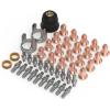 image:imageYESWELDER 24pcs Plasma Cutting Torch Consumables Sets Tip Electrode of IPT40 Suitable for YESWELDER CUT55DS ProCUT55NHFCUT55DS NHF PLUSCUT60DS PROCUT65DS PROCUT65DS Plus Plasma CutterIPT4045
