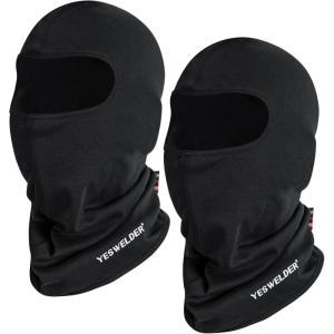 image:imageYESWELDER Flame Resistant Neck Gaiter Welding Face Mask Headwear BandanaFull Face Mask 2pk