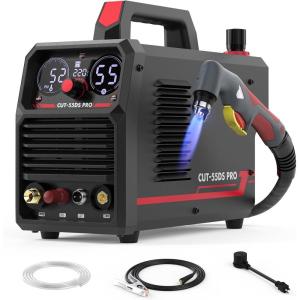 image:imageYESWELDER Plasma Cutter 60Amp NonHigh Frequency NonTouch Pilot Arc Digital Display DC Inverter 110220V Dual Voltage Blowback Plasma Cutting Machine CUT60DS PROCUT55DS PRO