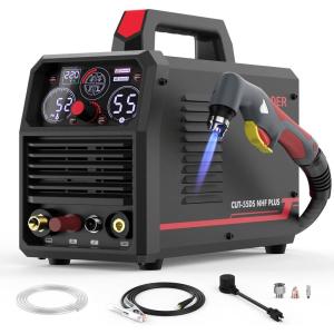 image:imageYESWELDER Plasma Cutter 65Amp 110V220V NonHigh Frequency NonTouch Pilot Arc 4In1 Plate CuttingGrid CuttingGougingMarking Multifunctional Plasma Cutting Machine CUT65DS PLUSCUT55DS NHF PLUS