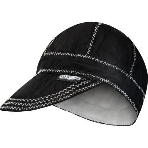 image:imageYESWELDER Reversible 8Panel Welding Cap 8 oz Flame Retardant Fabric amp 100 Cotton Lining for Comfort and Protection Suitable for Professional Welders or DIY Enthusiasts Black 8Black