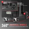 image:imageYESWELDER Welding Cart with Large Capacity Lockable Cabinet for MIGTIGStick Welders and Plasma Cutters Heavy Duty 360 Swivel Wheels Welding TrolleyWelding Cart with 4 drawers
