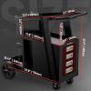 image:imageYESWELDER Welding Cart with Large Capacity Lockable Cabinet for MIGTIGStick Welders and Plasma Cutters Heavy Duty 360 Swivel Wheels Welding TrolleyWelding Cart with 4 Red Drawers