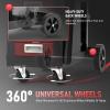image:imageYESWELDER Welding Cart with Large Capacity Lockable Cabinet for MIGTIGStick Welders and Plasma Cutters Heavy Duty 360 Swivel Wheels Welding TrolleyWelding Cart with 4 Red Drawers