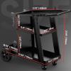image:imageYESWELDER Welding Cart with Large Capacity Lockable Cabinet for MIGTIGStick Welders and Plasma Cutters Heavy Duty 360 Swivel Wheels Welding TrolleyWelding Cart with Tilted Platform