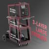 image:imageYESWELDER Welding Cart with Large Capacity Lockable Cabinet for MIGTIGStick Welders and Plasma Cutters Heavy Duty 360 Swivel Wheels Welding TrolleyWelding Cart with Tilted Platform