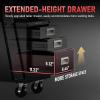 image:imageYESWELDER Welding Cart with Large Capacity Lockable Cabinet for MIGTIGStick Welders and Plasma Cutters Heavy Duty 360 Swivel Wheels Welding TrolleyWelding Cart with 3 Drawers