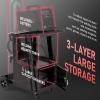 image:imageYESWELDER Welding Cart with Large Capacity Lockable Cabinet for MIGTIGStick Welders and Plasma Cutters Heavy Duty 360 Swivel Wheels Welding TrolleyWelding Cart with Cabinet