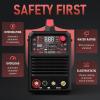 image:imageYESWELDER 220A TIG Welder 5 In 1 with Pulse 110V220V Dual Voltage STICKDC TIGPULSE TIGCOLD SPOT TIGWELD CLEAN MODE with HF Start Auto PostGas Foot Pedal Interface