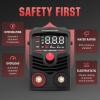 image:imageYESWELDER Mini Stick Welder Portable Large LED Display 125Amp ARC Welding Machine110V MMA Welder machine with Hot Start Arc forceAntiStick