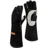 image:imageYESWELDER 16 Inches932Leather Forge MIG Welding Gloves with Kevlar Stitching HeatFire Resistant Palm Reinforcements BlackGrayOne Size