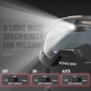 image:imageYESWELDER Auto Darkening Welding Goggles Kit with Mask LED Lighting True Color 2 Arc Sensors Wide Shade 359913 Welding Glasses Welding Helmet for TIG MIG ARC CUT and GrindLyg32110r