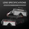 image:imageYESWELDER Auto Darkening Welding Goggles Kit with Mask LED Lighting True Color 2 Arc Sensors Wide Shade 359913 Welding Glasses Welding Helmet for TIG MIG ARC CUT and GrindLygy200l