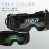 image:imageYESWELDER Auto Darkening Welding Goggles Kit with Mask LED Lighting True Color 2 Arc Sensors Wide Shade 359913 Welding Glasses Welding Helmet for TIG MIG ARC CUT and GrindSpotlite