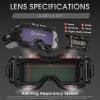 image:imageYESWELDER Auto Darkening Welding Goggles Kit with Mask LED Lighting True Color 2 Arc Sensors Wide Shade 359913 Welding Glasses Welding Helmet for TIG MIG ARC CUT and GrindSpotlite