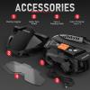 image:imageYESWELDER Auto Darkening Welding Goggles Kit with Mask LED Lighting True Color 2 Arc Sensors Wide Shade 359913 Welding Glasses Welding Helmet for TIG MIG ARC CUT and GrindLyg32110r