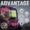 image:imageYESWELDER Auto Darkening Welding Helmet Blue Light Blocking 1111 True Color Solar Powered Welding Hood with 2 Arc Sensors Wide Shade 35913 Welder Mask for TIG MIG ARC and GrindLYGL600ABG