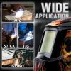 image:imageYESWELDER Auto Darkening Welding Helmet Blue Light Blocking 1111 True Color Solar Powered Welding Hood with 2 Arc Sensors Wide Shade 35913 Welder Mask for TIG MIG ARC and GrindLYGL600AFS