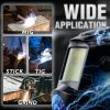 image:imageYESWELDER Auto Darkening Welding Helmet Blue Light Blocking 1111 True Color Solar Powered Welding Hood with 2 Arc Sensors Wide Shade 35913 Welder Mask for TIG MIG ARC and GrindLYGL600AA