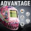 image:imageYESWELDER Auto Darkening Welding Helmet Blue Light Blocking 1111 True Color Solar Powered Welding Hood with 2 Arc Sensors Wide Shade 35913 Welder Mask for TIG MIG ARC and GrindLYGL600APK